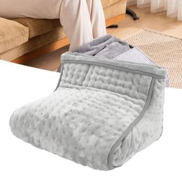 Blankets 1 Set Practical Electric Slippers Lightweight Foot Heating Pad Plush Cover High Efficiency USB Plug Feet Boot Keep Warm Blanket