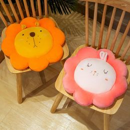 Pillow Cartoon Flowers Shape Plush Colourful Stuffed Seat Pad PP Cotton Pillows