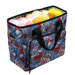 Yarn Storage Bag Knitting Bags Large Capacity 600d Oxford Cloth Crochet Needles Totes Organiser For Home 1223861