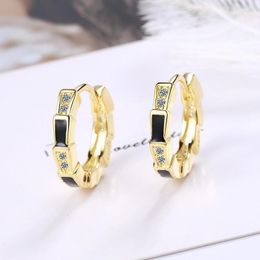 Hoop Earrings Exquisite Gold Silver Color Small Tiny 5A Zirconia Loop Huggie Fashion Party Jewelry Gift For Women Girls