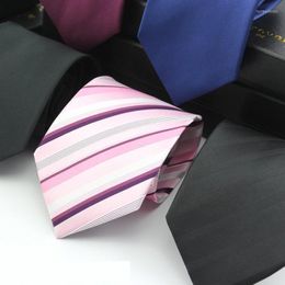 Bow Ties High Quality 2023 Designers Brands Fashion Business Casual 9cm For Men Necktie Solid Colour Formal Wedding With Gift Box