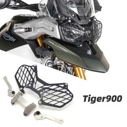 Pedals Motorcycle Headlight Head Light Guard Protector Cover Protection Grill For TIGER 900 GT TIGER900 Pro RALLY