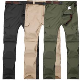 Men's Pants Men's Quick-drying Waterproof Detachable Trousers Sun Protection Camping And Mountaineering Overalls