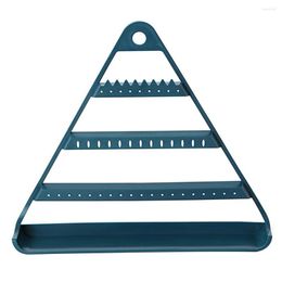 Jewellery Pouches Triangle Shape Necklace Rack Orderly Space Saving Desk Decoration Earring Holder Hanging Solid Organiser Display Stand