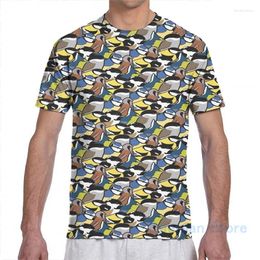 Seins T-shirts pour hommes! Beaucoup de seins Small Birds Design Cool for Ornithologists and Lovers Birbs Men T-shirt Femmes Print Girl Shirt Tops Tees