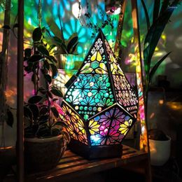 Table Lamps Floor Lamp Plastic Bohemian Light Style Decor Gift For Home Garden JS22