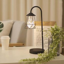 Table Lamps Nordic Style LED Desk Lamp Diamond Shape Touch Dimming For Children Kids Reading Study Bedside Bedroom Living Room