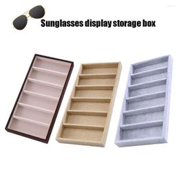 Storage Boxes Sunglasses Box Eyeglass Display Organizer Jewelry Cases For Home Supplies 3 Colors #W0