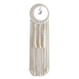 Decorative Figurines Objects & Boho Macrame Dream Catcher Wall Decor Handmade Bohemian Home Tassel Hangings Wedding Ornament Craft Gift