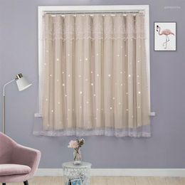 Curtain Hollow Out Delicate Star Creative Shading Cloth Window Drop Simple For Home Bedroom Shop