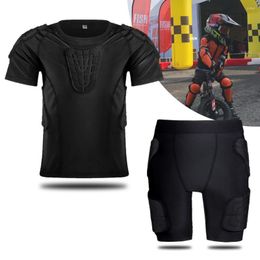 Motorcycle Apparel Youth Children Summer Jacket Armour Kids Moto Protection Motocross Underwear Anti-collision Motorbike Base Layer S-XL