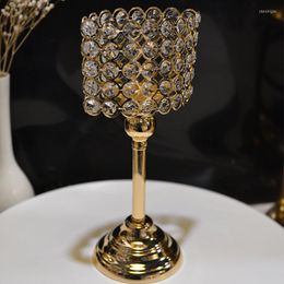 Candle Holders High Quality Crystal Candlestick Luxury Wedding Deco Holder Home Decorative