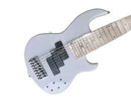 Lvybest 8-Strings Electric Bass Guitar with Chrome Hardware Maple Fretboard 3 Pickups Offer Customized