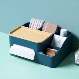 Storage Boxes W&G Nordic Multifunctional Tissue Box Remote Control Home Living Room Simple Pumping Desktop Plastic
