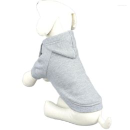 Dog Apparel Black Grey Pet Dogs Hoodie Sweatshirt Clothes Cat Coat Jacket Puppy Drop In-Stock Stocked