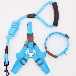 Dog Collars 7 Colours Leash Traction Rope Pet Harness For Small And Large Dogs Pull Adjustable Vest Classic Running