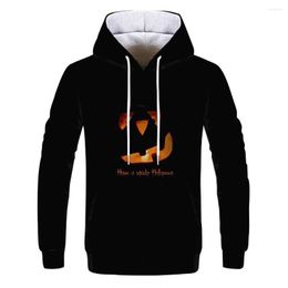 Men's Hoodies 2023 Product Halloween Pumpkin Head Costume 3d Digital Printing Long-sleeved Sweatshirt For Men And Women Street Me