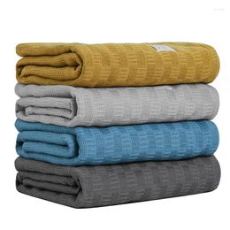 Blankets Office Nap Soft Linen Bedding Household Double Single Air Conditioning Blanket Summer Cotton Gauze Towel