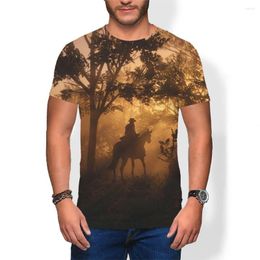 Men's T Shirts Dead Redemption 2 Garment Clothing T-shirt Casual Women Tshirt Print Girl Shirt Tops Harajuku Boys Sweatshirts