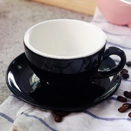 Cups Saucers Ceramic Coffee Cup Set Handmade Japanese Retro Jingdezhen Porcelain Tea Filizanki Do Kawy Reusable Latte HH50BD