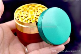 New Wholesale Zinc Alloy 4 Layer Smoking Grinder Hard Top Metal Smoke Grinder 40MM 50MM 55MM 63MM 75MM Tobacco Herb Crusher