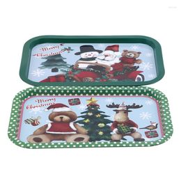 Plates 2023 Christmas Fruit Serving Tray Wrought Iron Decorative Plate For Home Restaurant Banquet