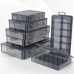 Storage Boxes Organizer 9-24 Grids Adjustable Container Compartment Plastic Box Component Screw Holder Case Display