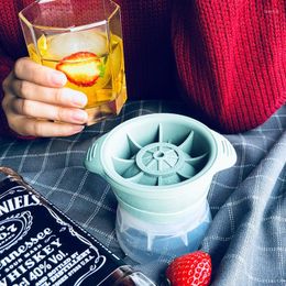 Baking Moulds Whiskey Silicone Round Ice Ball Mold Maker Large Tray