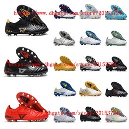 Soccer Shoes Men 2023 MORELIA NEO III Made In Japan FG High Ankle Football Boots Teenagers Adult Cleats Grass Training Match Sneakers