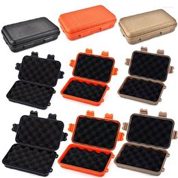 Storage Boxes L/S Size Outdoor Plastic Waterproof Airtight Survival Case Container Camping Travel Box