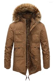 Men's Down Winter Jacket High Quality Coat Thick Warm Male Cotton Clothing Brand Man Apparel