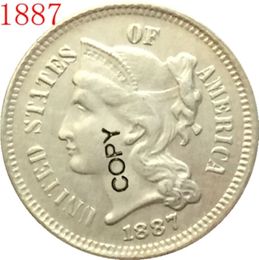 1887 USA THREE CENT NICKEL COPY COINS Metal Crafts