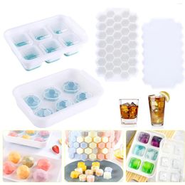 Baking Moulds Silicone Ice Tray Mould Ball Maker Plastic Home Bar Party Hockey Holes Making Moulds Kitchen Gadgets