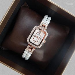 Wristwatches Watch Ladies Fashion Exquisite Waterproof Bracelet South Korea Bead Equipment Gift Jewellery Moun22