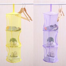 Storage Boxes Hanging Net Mesh Bag Design For Bath Toy Kids Basket Cartoon Bedroom Wall Door Toys Home Baskets