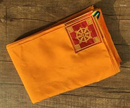 Table Cloth Yellow Large Tibetan-Style Scripture Book Bag Square Handwritten Pad Tablecloth Cover