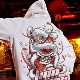 Men's Hoodies 2023 Autumn Wintry Weather Hoodie Guys Fashion Casual Loose Hip Hop Streetwear Sweatshirt Anime