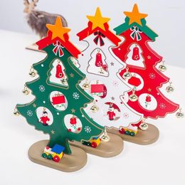 Christmas Decorations Big Deal Diy Wooden Ornaments Tree Festival Party Xmas Table Desk Decoration Green