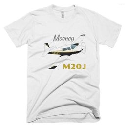 Men's T Shirts Cotton Print Mens Summer O-Neck Mooney M20J / 201 Aeroplane T-shirt- Personalised With N# Tee Shirt