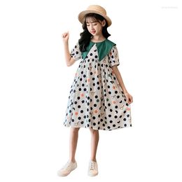 Girl Dresses Kids For Girls Cute Dot Printing Baby Dress 4 5 6 7 8 9 10 11 12 13 14 Years Clothes Casual Children Princess