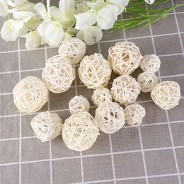 Party Decoration Rattanballs Wicker Decorative Fillers Christmas Vase Diy Ornament Wedding Spheres Twig Naturalorbs Centerpiece