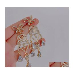 Dangle Chandelier Boho Long Earrings Ear Piercing Fashion Jewellery For Women Korean Drop Delivery Dhe5C