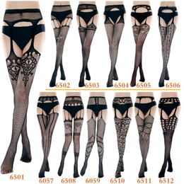 Women Socks ZOYIKIO Sexy Open Pantyhose Ladies Mesh Stockings Girls Over-the-knee Fishnet 90020002