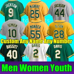 2023 S-4XL Custom Rickey Henderson Kyler Murray Jersey Stephen Vogt Jed Lowrie Stephen Piscotty Sean Murphy Elvis Andrus McGwire Bolt Athletics Reggie Jackson Brown