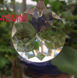 Chandelier Crystal 10pcs/lot 45mm One Hole Glass Pendant Prisms Trimming Wedding & Home Decoration