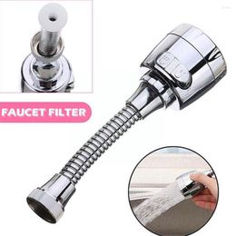 Kitchen Faucets 360° Swivel Mode Saving Water Bubbler Nozzle High Pressure Faucet Aerators Foam Extender Adapter Filt R6w8