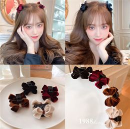 Black Bow Hair Claw Ribbon Shark Bangs Clip Ponytail Holder Hairs Clips Headdress Accessories For Girls 1483