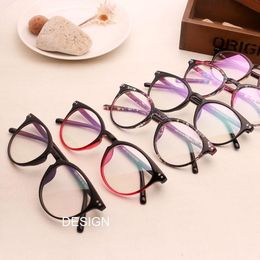 Sunglasses Frames Double Rivets Plastic Frame Glasses Clear Lens Optical Classic Women&Men Grau Oval N742 Fashion