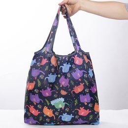 Storage Bags Convenient Foldable Shopping Bag Fashion Tote Large Capacity Travel Ladies SupermarketStorage