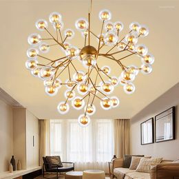 Pendant Lamps Firefly Lamp Branches LED Glass Bulb Ball Light